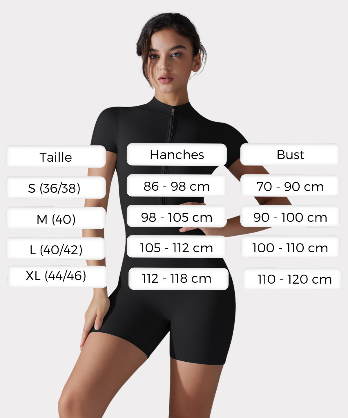 ShapeFit sports suit with zip